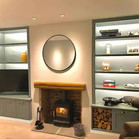 Modern Style House With Log Burner *