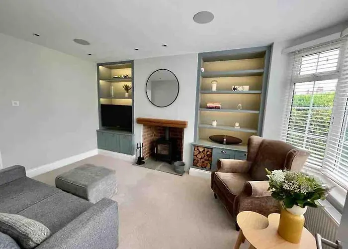 Modern Style House With Log Burner