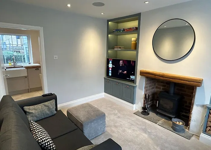 Modern Style House With Log Burner