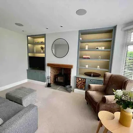 Modern Style House With Log Burner