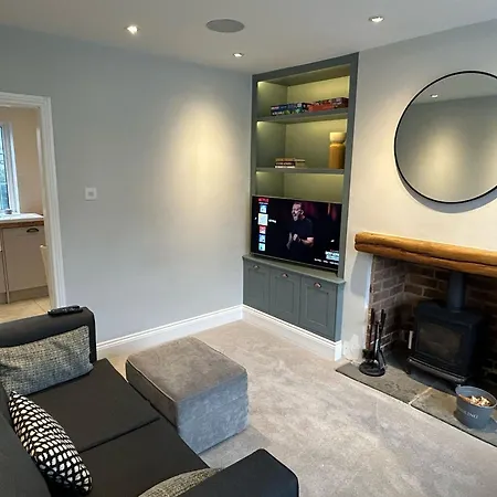 Modern Style House With Log Burner